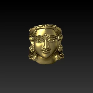 Lakshmi Saraswathi any female God 3D model face