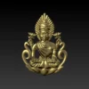 Lakshmi earrings 3D model