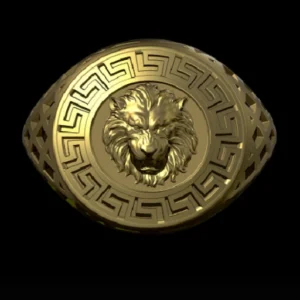 Lion Ring 3D Model