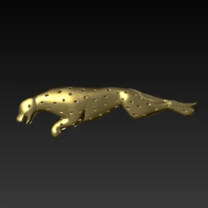 Jaguar logo 3D model