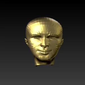 Man face 3D model download for free