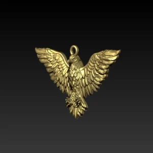 Eagle pendant 3d jewellery stl file