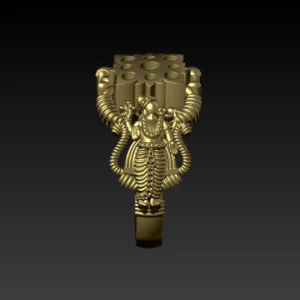 Hayagriva murti ring 3D model using Jewlery design