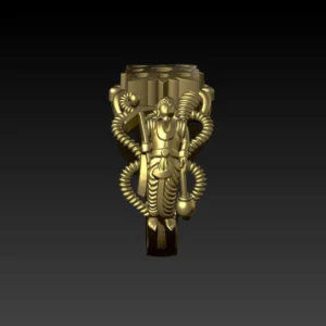 Vishnu murti ring 3D model using Jewlery designer