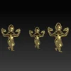 Traditional Bengali woman hand up with shankha 3D model using Jewlery designer. - Image 2