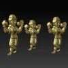 Traditional Bengali woman hand up with shankha 3D model using Jewlery designer. - Image 3