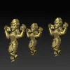 Traditional Bengali woman hand up with shankha 3D model using Jewlery designer. - Image 5