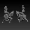 Krishna and balaram ride a horse 3D model using Jewlery designer. - Image 4