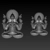 Two Meenakshi murti 3D model using Jewlery designer. - Image 2