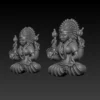 Two Meenakshi murti 3D model using Jewlery designer. - Image 5