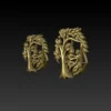 Tree with radha krishna 3D pendant - Image 3