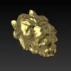 metal lion head 3D pendant - Image 4