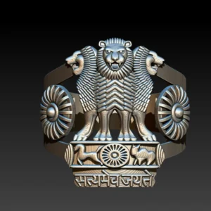 Ashoke symbol stylish ring