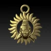 SHIVA BEAUTIFUL 3D PENDANT