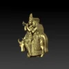 Radha krishna 3d model with cow 3D murti download - Image 4