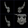 3d model laxmi ji krishna murti pendant peacock necklace stl file - Image 274