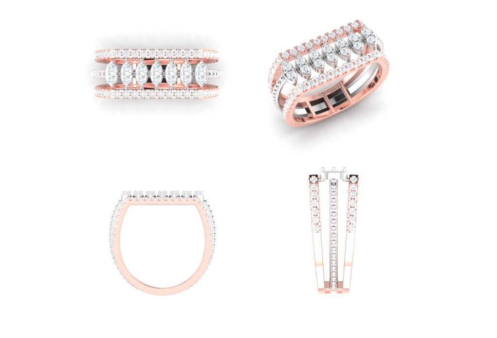 Engagement Rings3DM 44 3D Model Rings for ladies - Cad Wala
