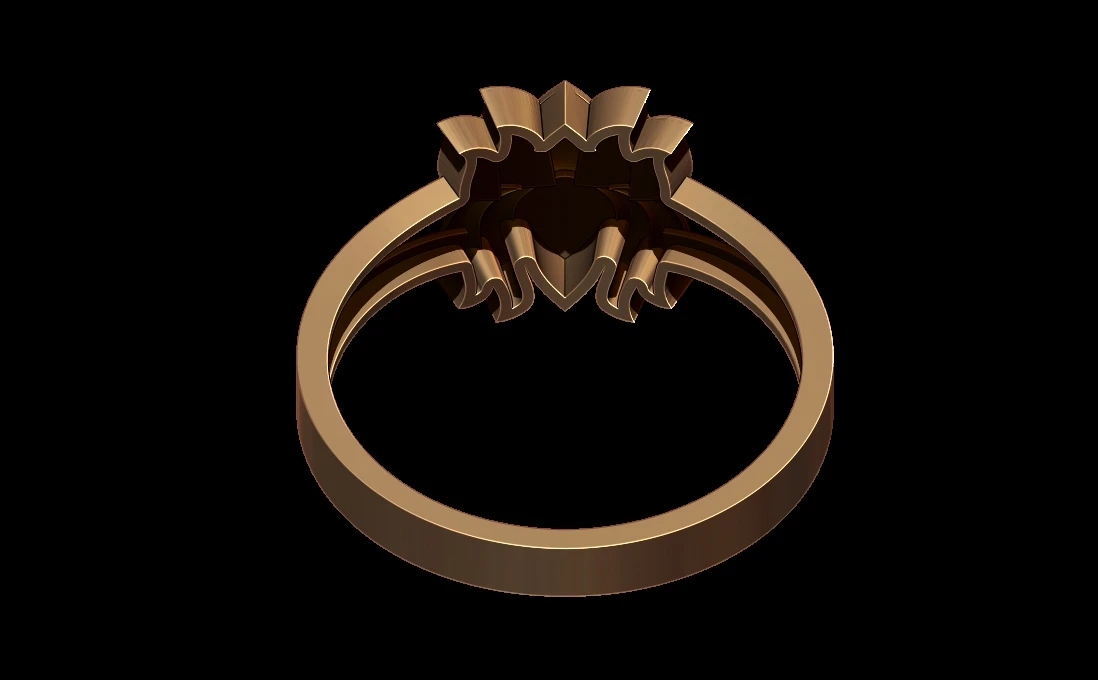 Lucky Lotus Ring | Loni Design Group Rings $448.43 | 10k Gold, 14k Gold ,  18k gold , .925 Sterling Silver & Platinum