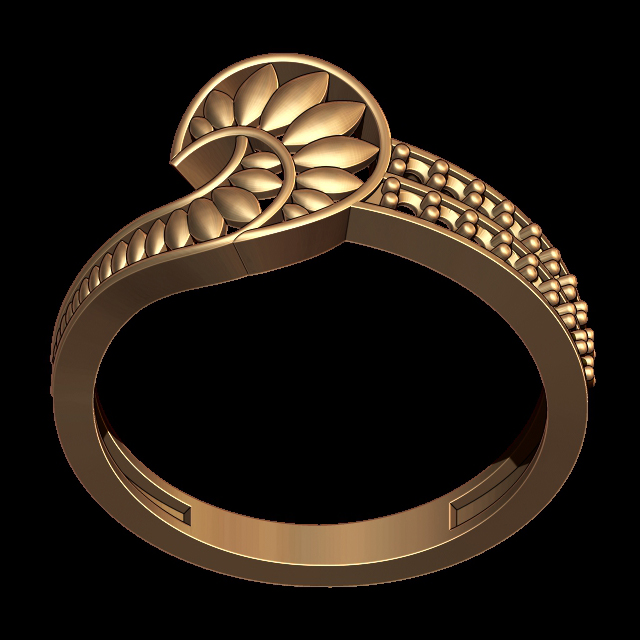 Jewelry rings - Domus Zbrush Ring design, JVLRP_0013. 3D stl model for CNC