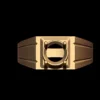Mens ring 3D model Design wonderful mens ring jewelry models - Image 2