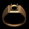 Mens ring 3D model Design wonderful mens ring jewelry models