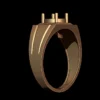 Mens ring 3D model Design wonderful mens ring jewelry models - Image 4