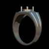 Mens ring 3D model Design wonderful mens ring jewelry models - Image 9