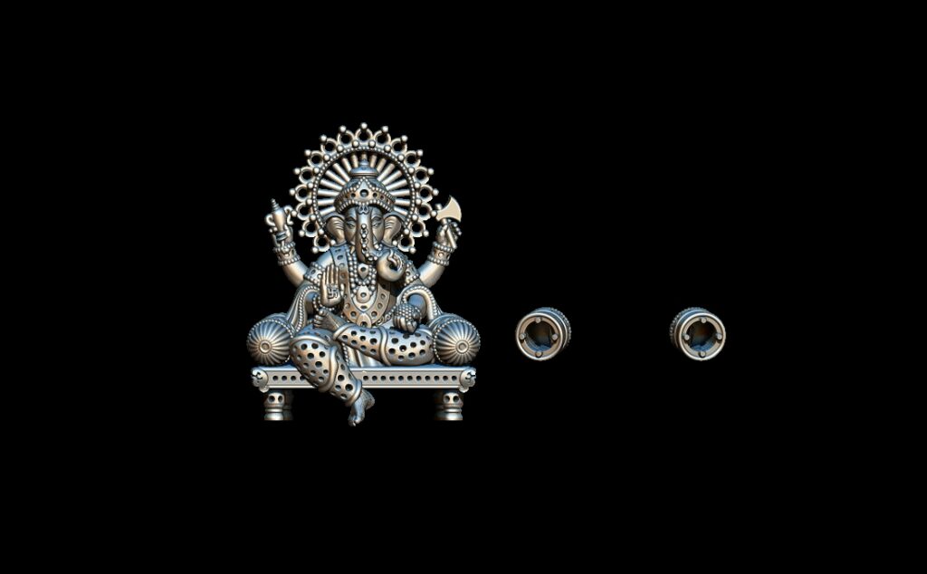 Ganesh 3D model murti 3d design for - Cad Wala