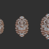 48 piece 3D model MOGAPPU Jewlery design 3dm FILE download - Image 39