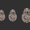 48 piece 3D model MOGAPPU Jewlery design 3dm FILE download - Image 44