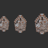48 piece 3D model MOGAPPU Jewlery design 3dm FILE download - Image 50