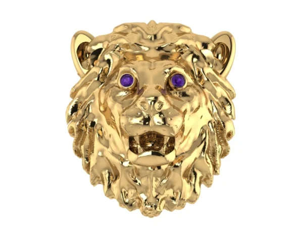 Lion 3D model STL and 3DM file 3D assets model - Image 5