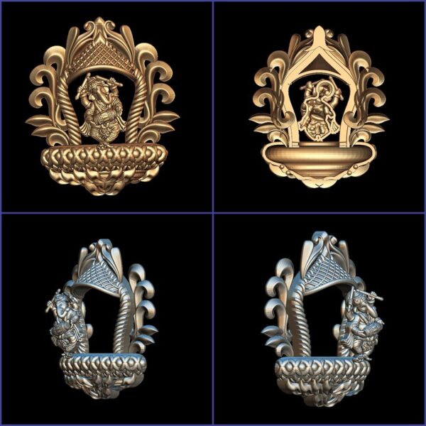 Indian God Murti 3D Model Printable - 42 Piece STL File. - Image 17