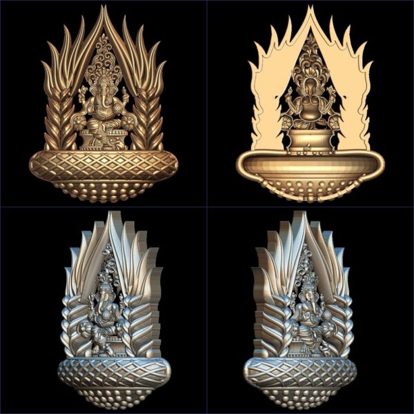 Indian God Murti 3D Model Printable - 42 Piece STL File. - Image 18
