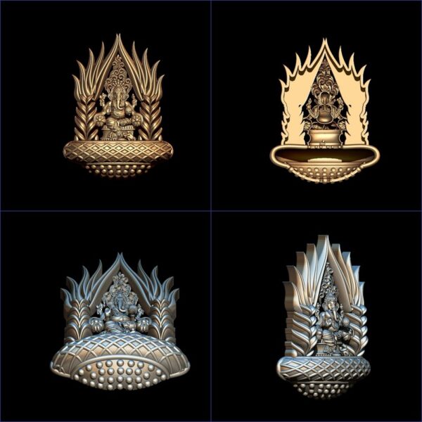 Indian God Murti 3D Model Printable - 42 Piece STL File. - Image 20