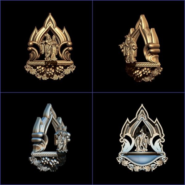 Indian God Murti 3D Model Printable - 42 Piece STL File. - Image 21