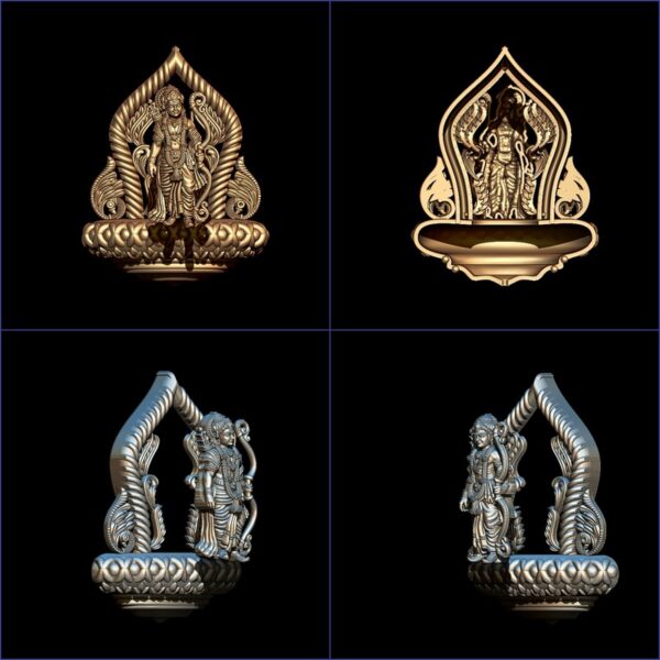 Indian God Murti 3D Model Printable - 42 Piece STL File. - Image 32