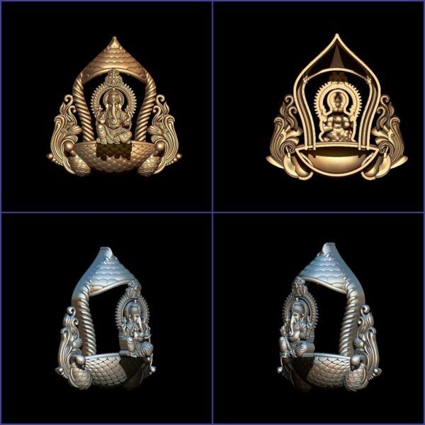 Indian God Murti 3D Model Printable - 42 Piece STL File. - Image 33