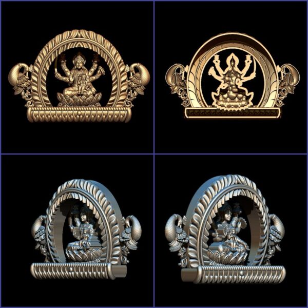 Indian God Murti 3D Model Printable - 42 Piece STL File. - Image 38
