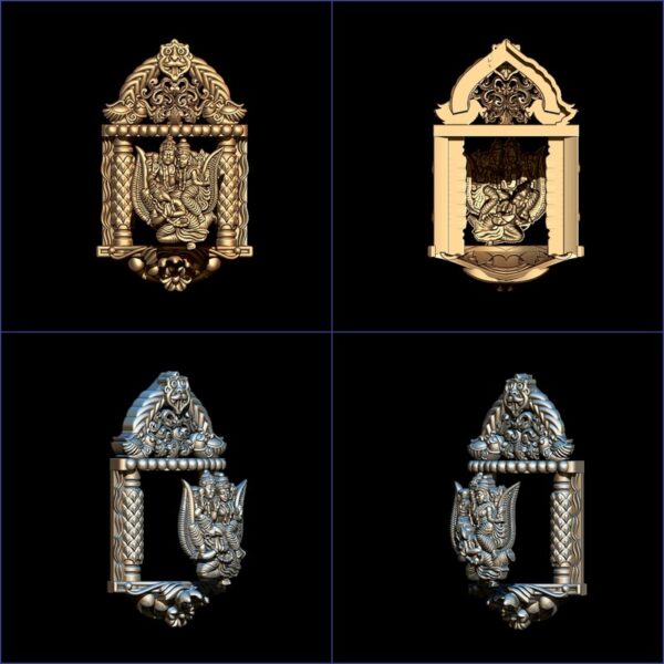 Indian God Murti 3D Model Printable - 42 Piece STL File. - Image 39