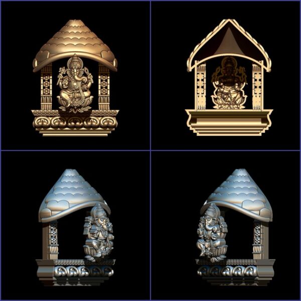 Indian God Murti 3D Model Printable - 42 Piece STL File. - Image 43