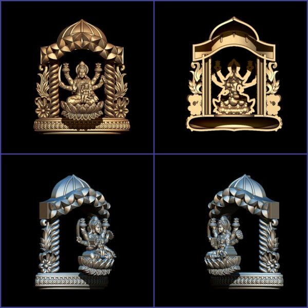 Indian God Murti 3D Model Printable - 42 Piece STL File. - Image 44