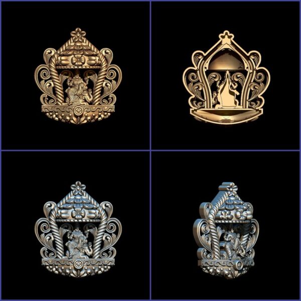 Indian God Murti 3D Model Printable - 42 Piece STL File. - Image 6